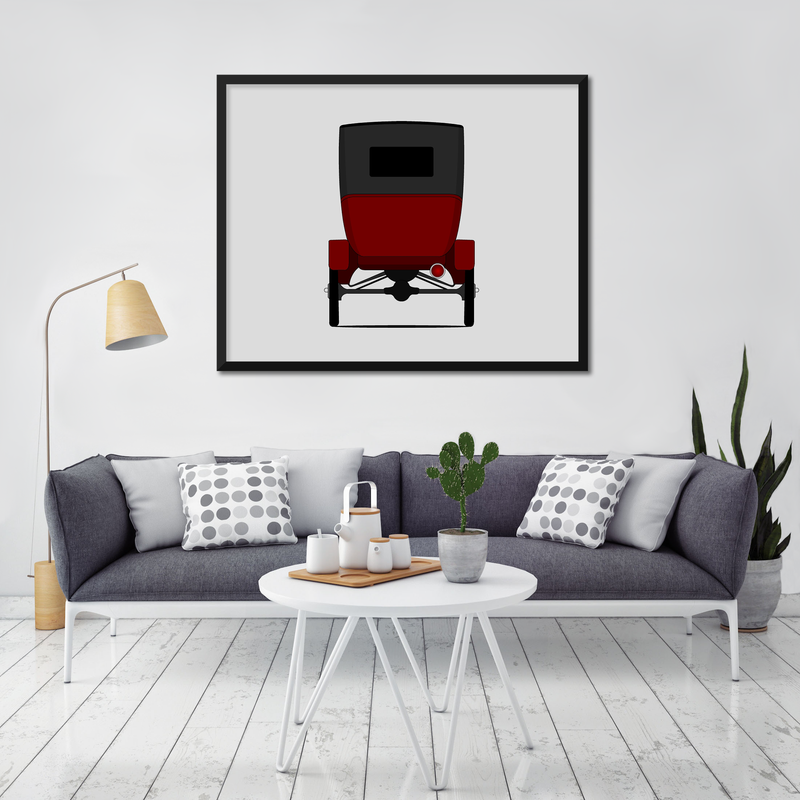 Ford Model T (1915-1916) (Rear) Poster