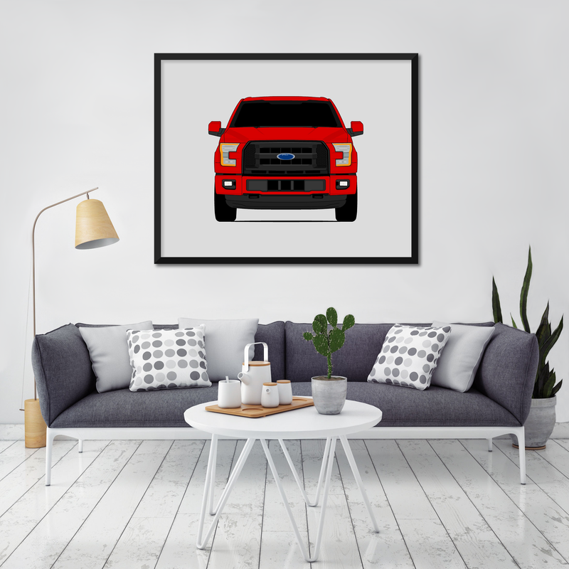 Ford F-150 XL (2015-2017) 13th Generation Poster