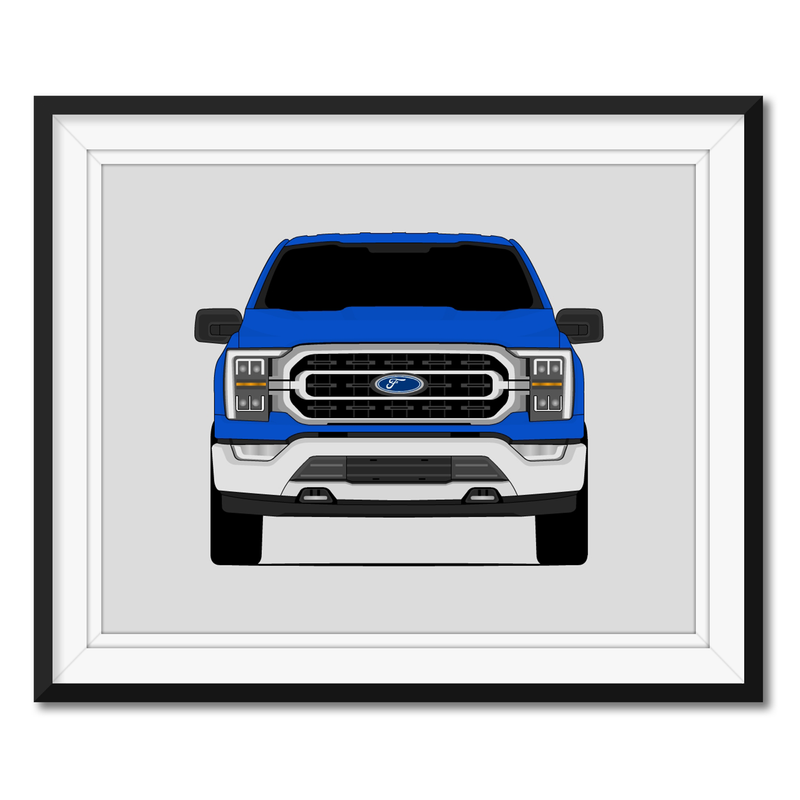 Ford F-150 XL XLT (2021-2023) 14th Generation Poster