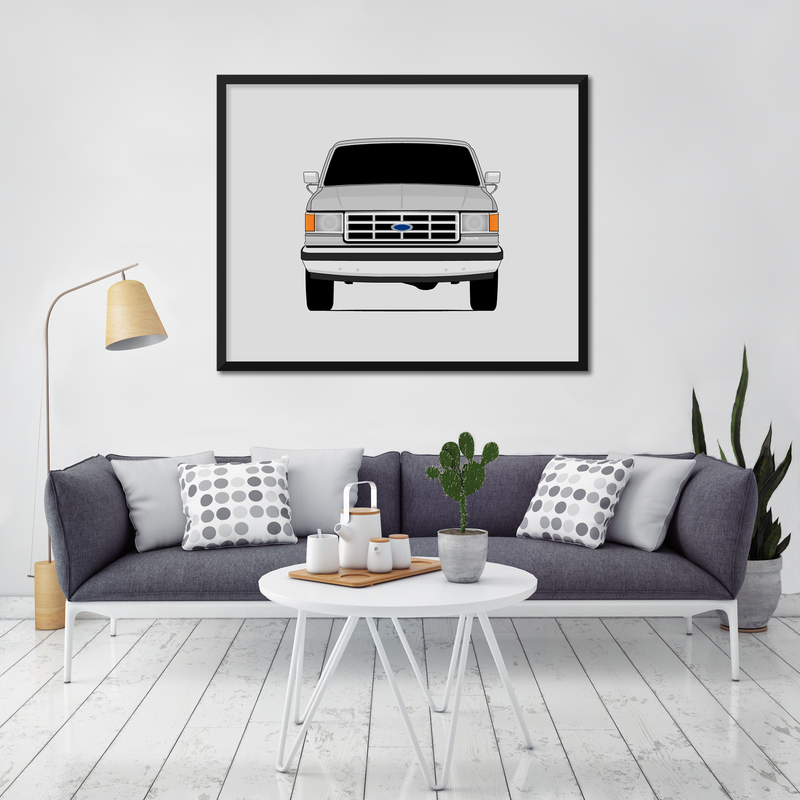 Ford F-150 (1987-1991) 8th Generation Poster