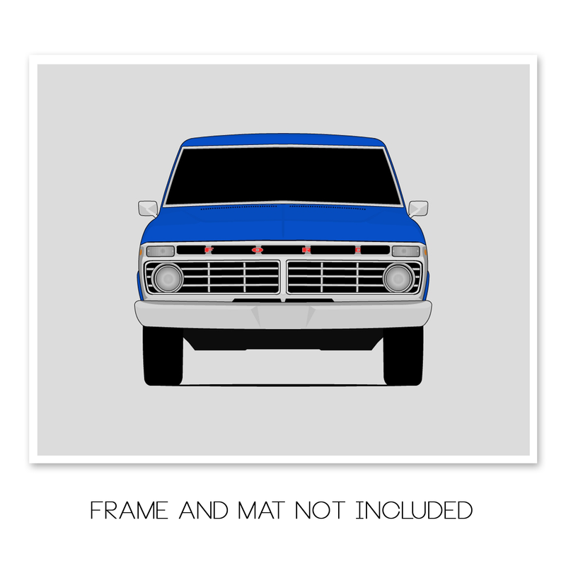 Ford F-100 (1973-1977) 6th Generation Poster