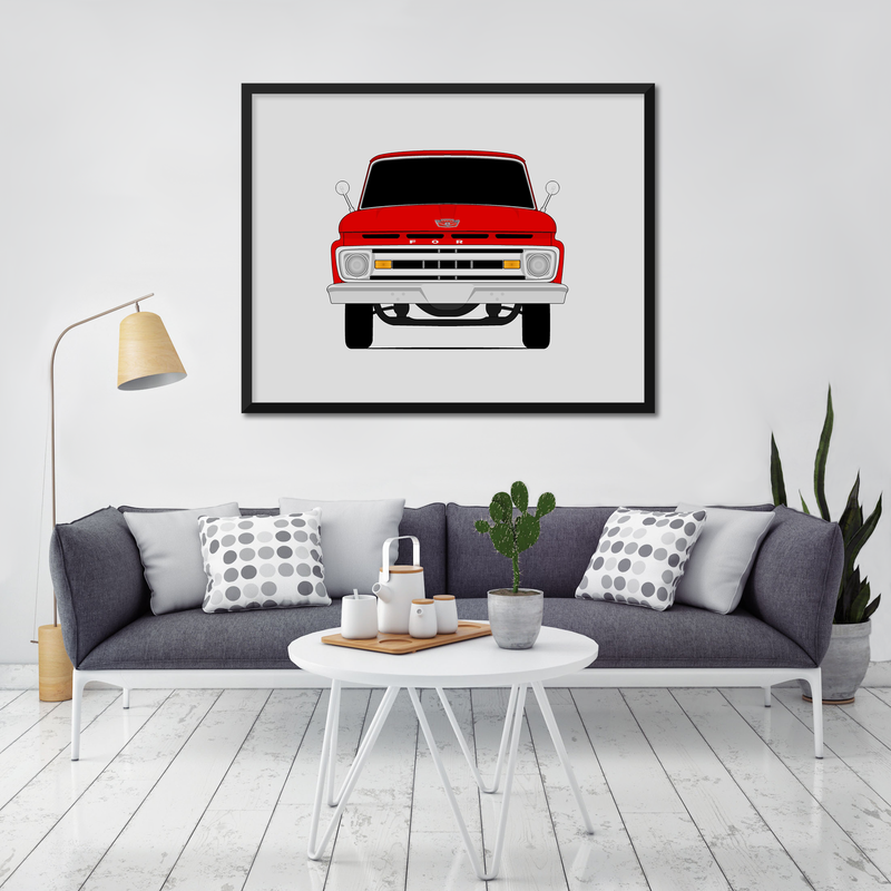 Ford F-100 (1961-1964) 4th Generation Poster