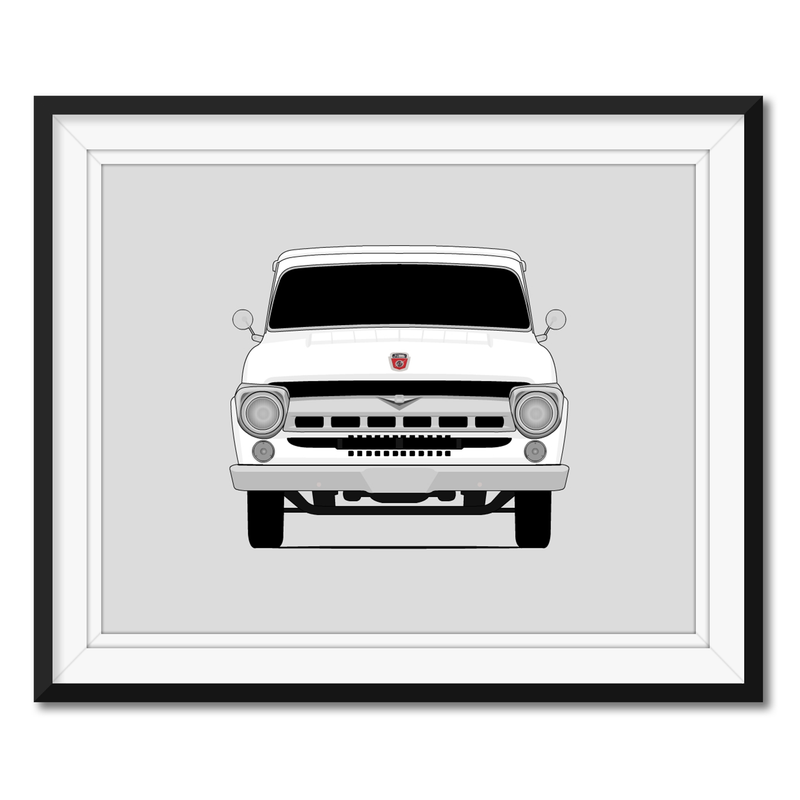 Ford F-100 (1957-1960) 3rd Generation Poster