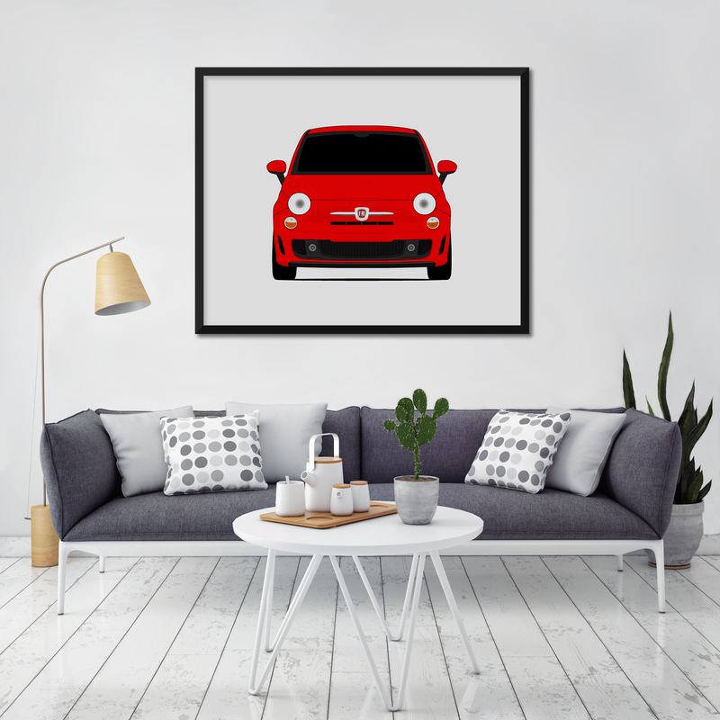 Fiat 500 (Turbo) (2013-2019) Poster