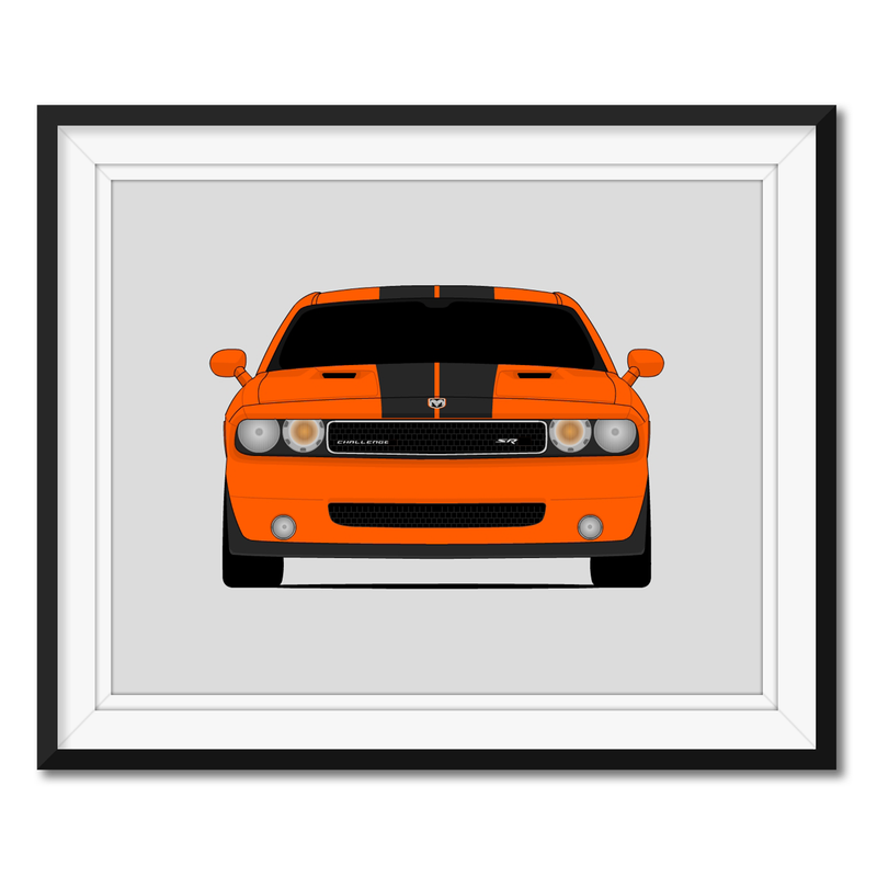 Dodge Challenger SRT (2008-2010) Gen 3 Poster