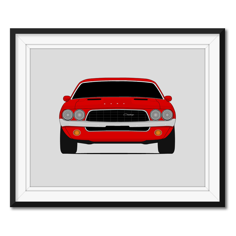 Dodge Challenger (1973-1974) Gen 1 Poster