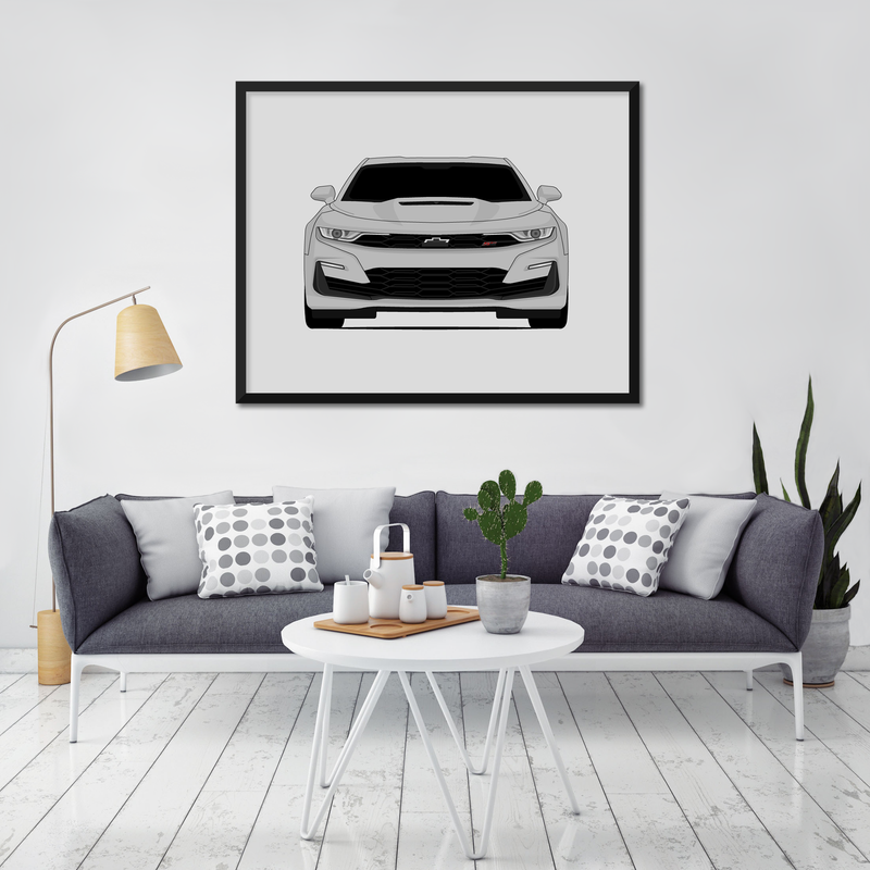 Chevy Camaro SS (2020-2023) Gen 6 Poster