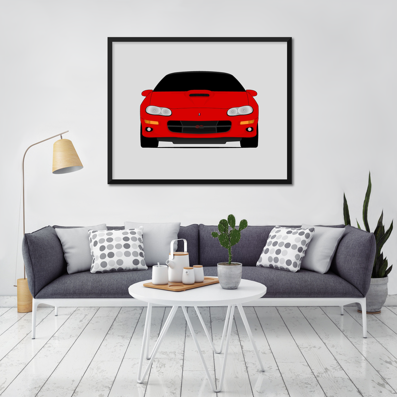 Chevy Camaro SS (1998-2002) Gen 4 Poster