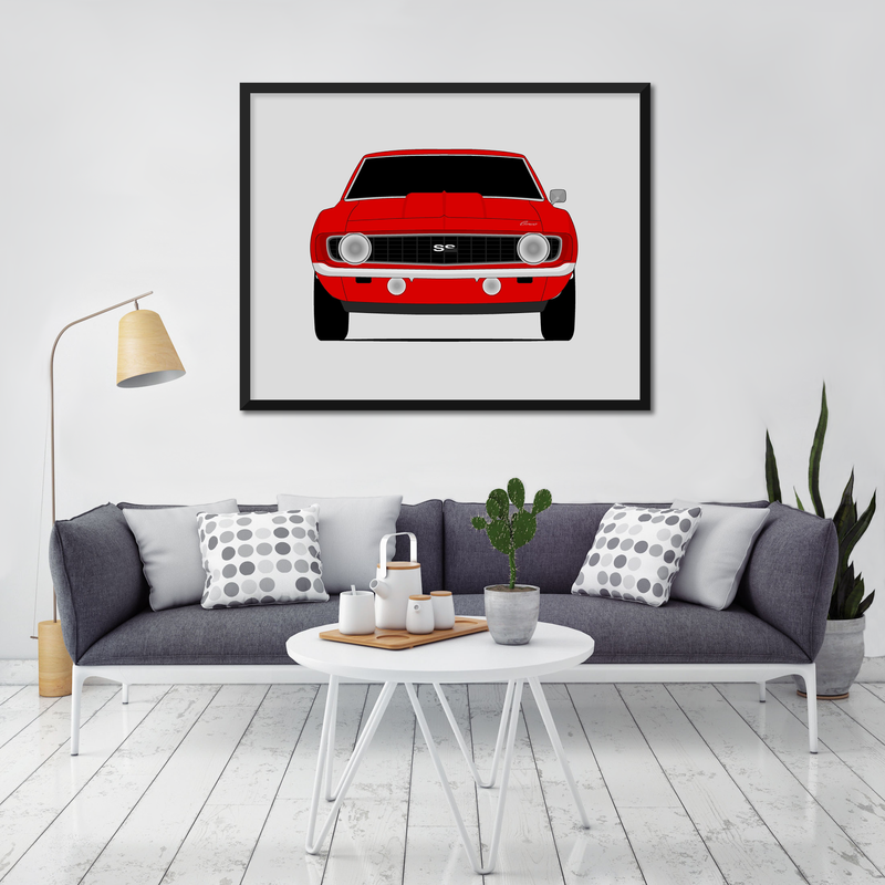 Chevy Camaro SS (1969) Gen 1 Poster