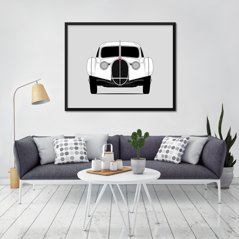 Bugatti Type 57SC Atlantic (1936-1938) Poster