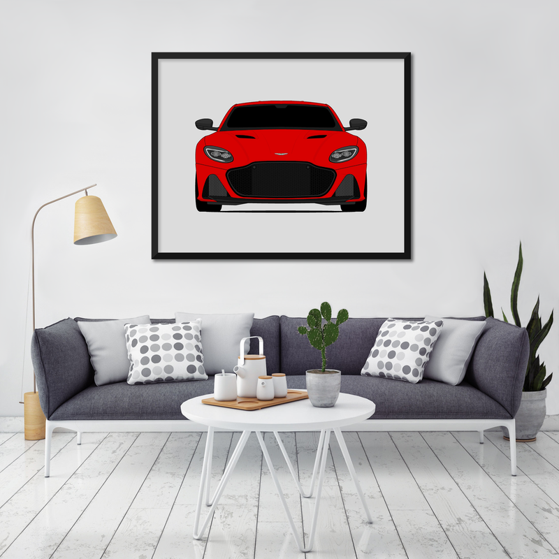 Aston Martin DBS Superleggera (2018-Present) Poster