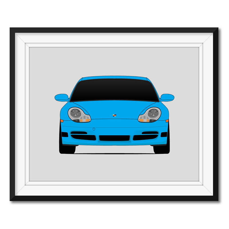 Porsche 911 GT3 RS (2003-2005) 996 from the Fast and Furious Poster