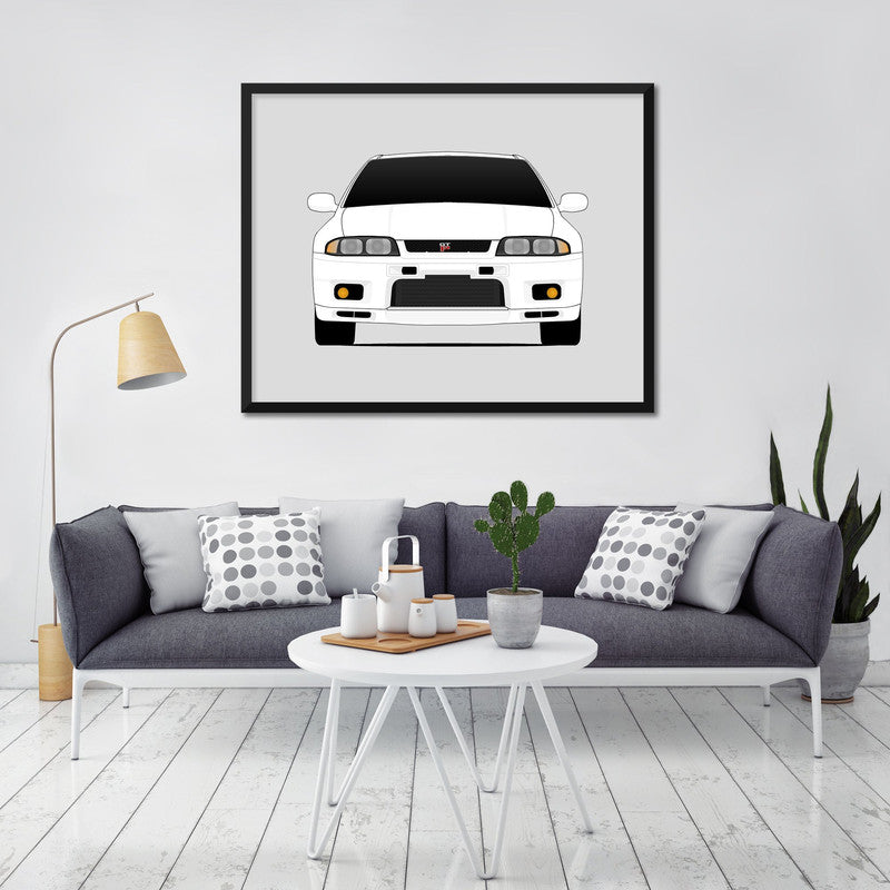 Nissan Skyline GT-R R33 (1995-1998) Poster