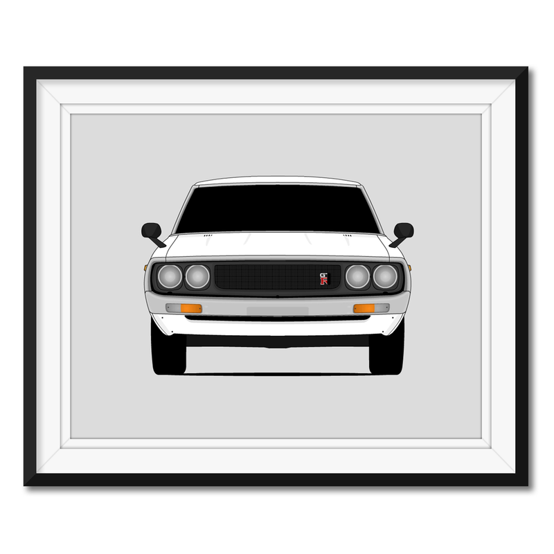 Nissan Skyline GT-R KPGC110 1973 Poster