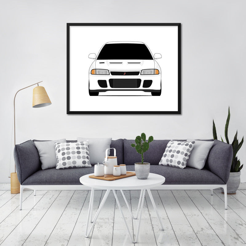 Mitsubishi Lancer Evolution I and II CE9A (1992-1995) Poster
