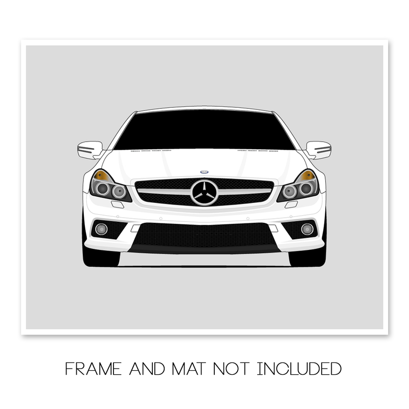 Mercedes-Benz SL63 R230 (2008-2011) Poster