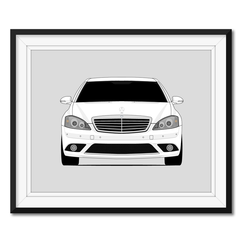 Mercedes-Benz S550 W221 (2007-2009) Poster