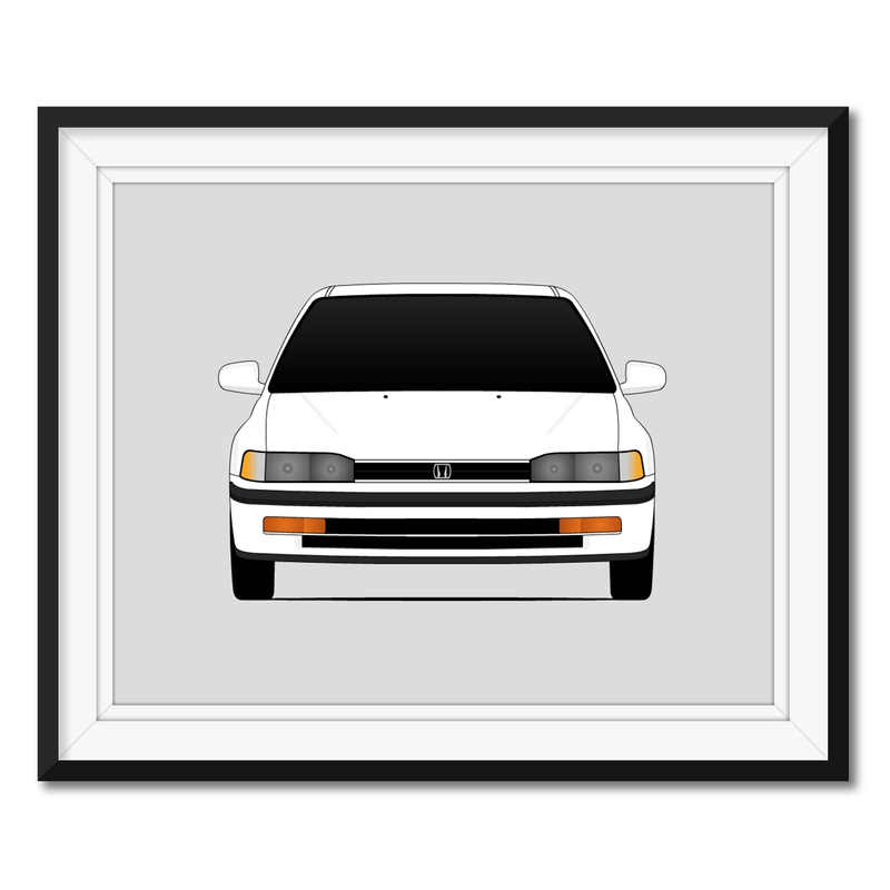 Honda Accord (1989-1993) 4th Generation Poster