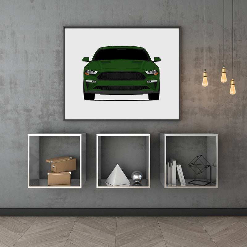 Ford Mustang Bullitt (2018-2019) S550 Poster