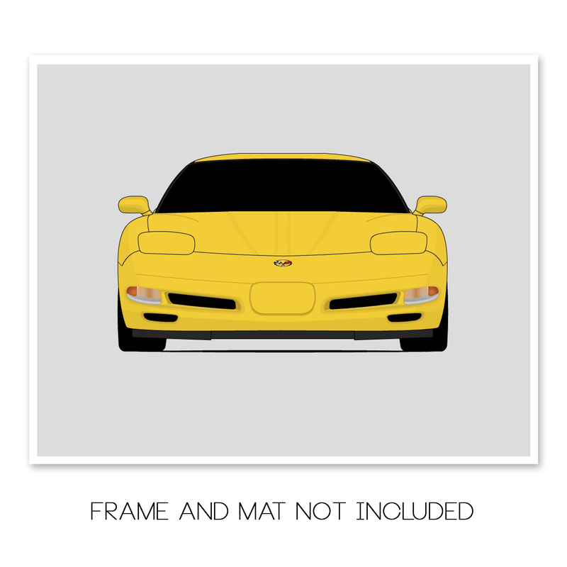 Chevy Corvette Z06 C5 (1997-2004) Poster