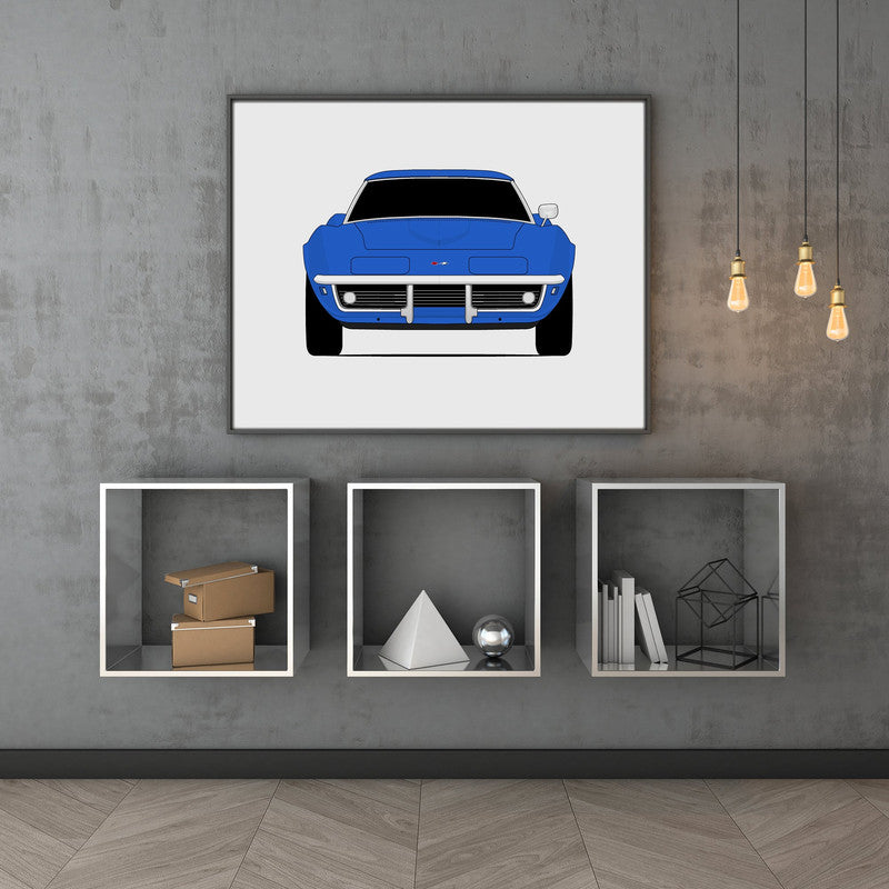Chevy Corvette C3 (1968-1969) Poster