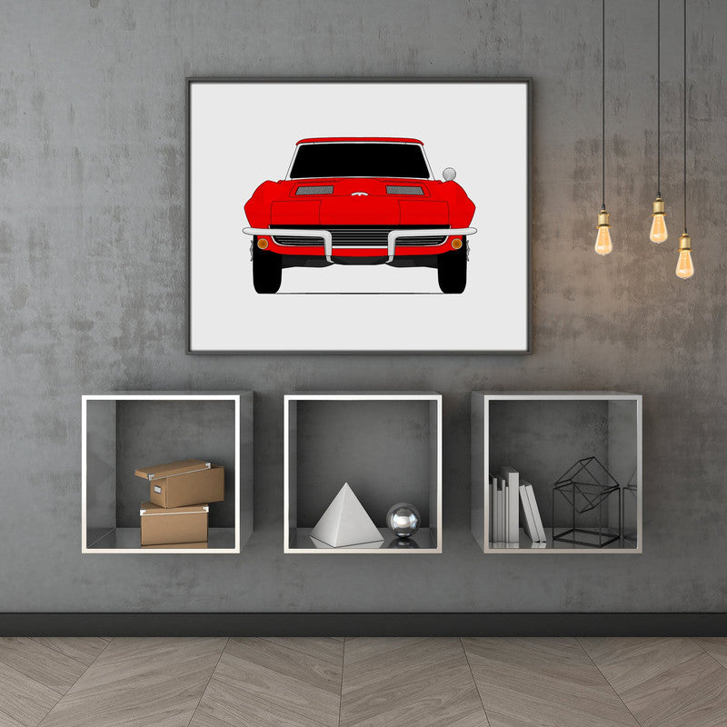 Chevy Corvette Stingray C2 (1963) Poster
