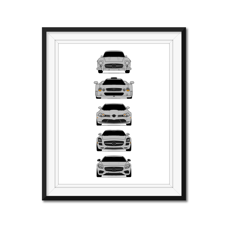 Mercedes-Benz Sports Car Generations