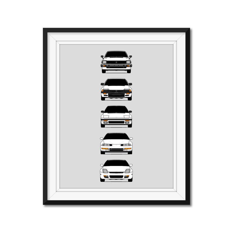 Honda Prelude Generations