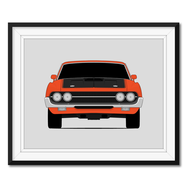 Ford Torino 429 Cobra Jet (1970-1971) Poster