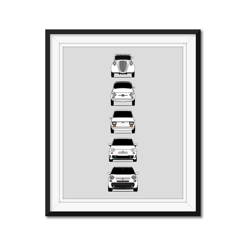 Fiat 500 Generations