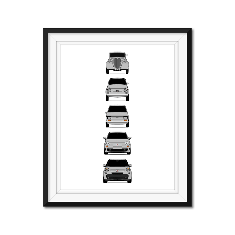 Fiat 500 Generations