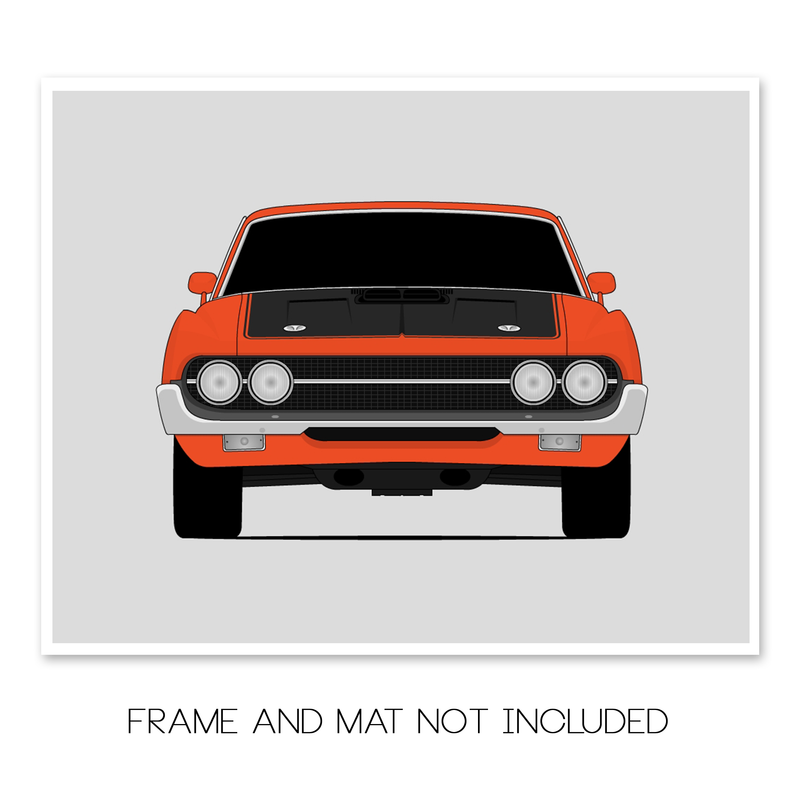 Ford Torino 429 Cobra Jet (1970-1971) Poster