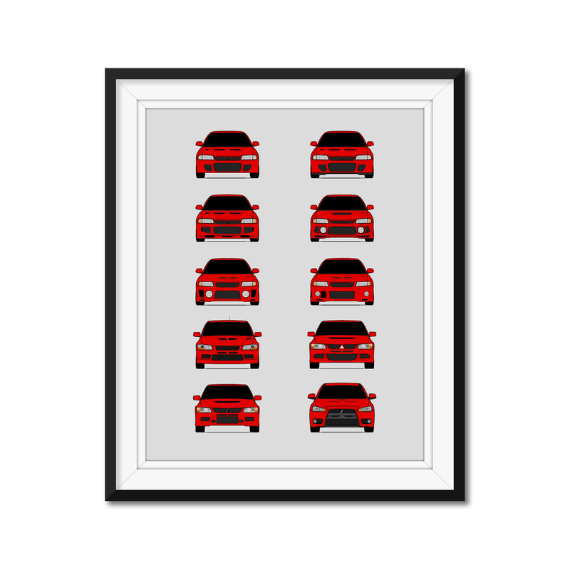 Mitsubishi Lancer Evolution Generations