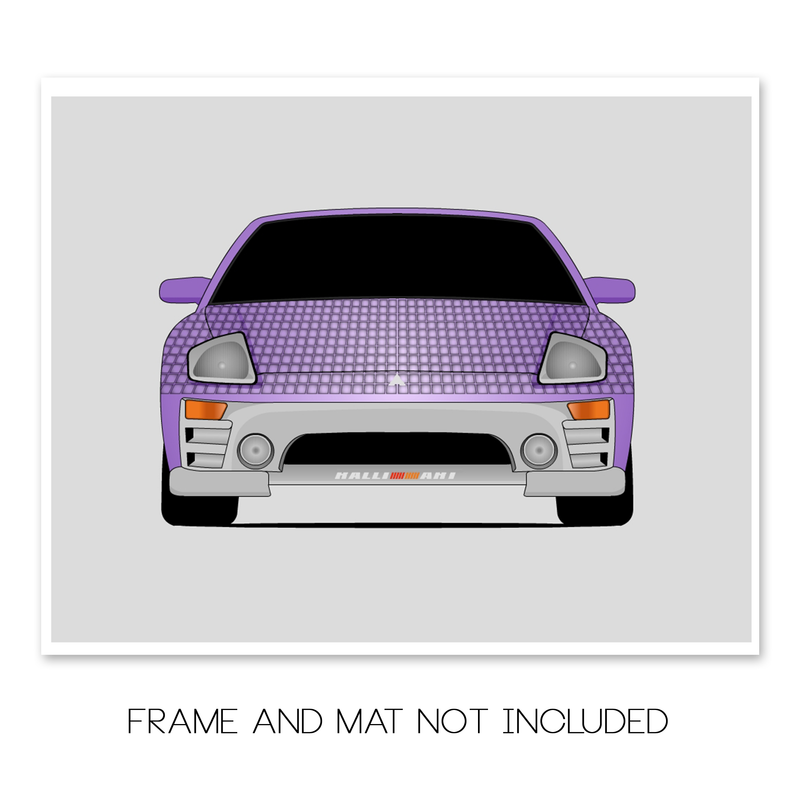 Mitsubishi Eclipse 3G Spyder GTS (2000-2004) 2 Fast 2 Furious Poster