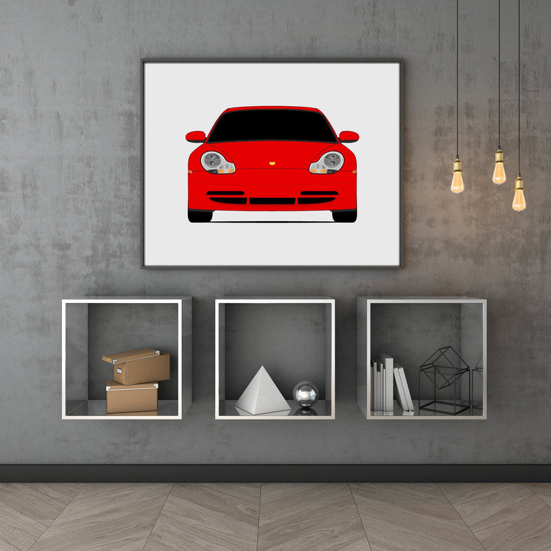 Porsche 911 996 (1999-2001) Poster
