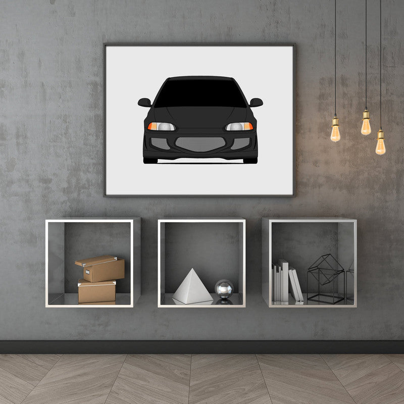 Honda Civic Si EJ1 (1991-1995) Gen 5 from the Fast and the Furious Poster