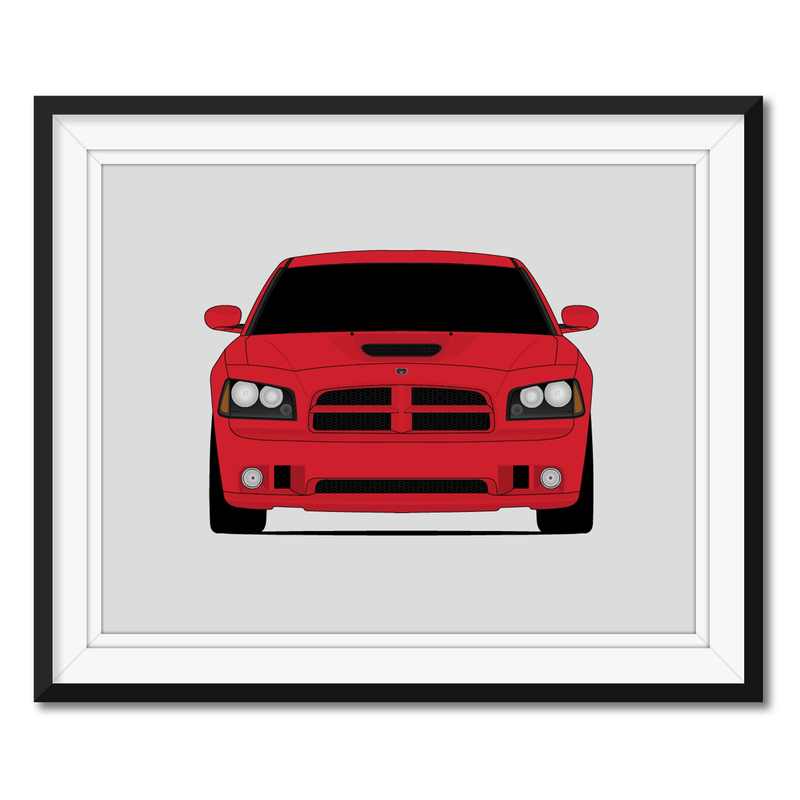Dodge Charger SRT8 (2006-2010) Gen 6 Poster