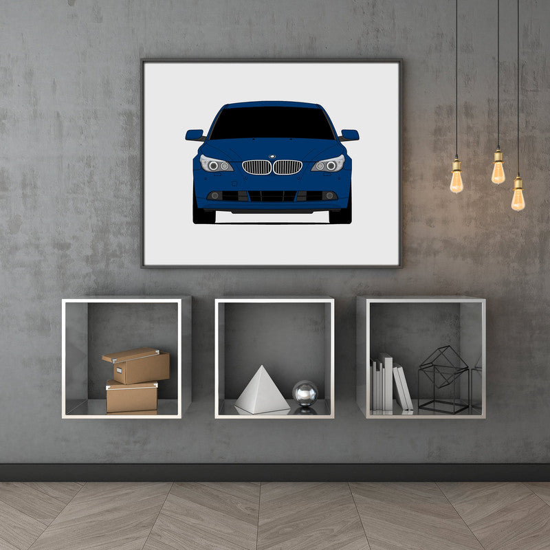 BMW 5 Series E60 (2003-2007) Poster