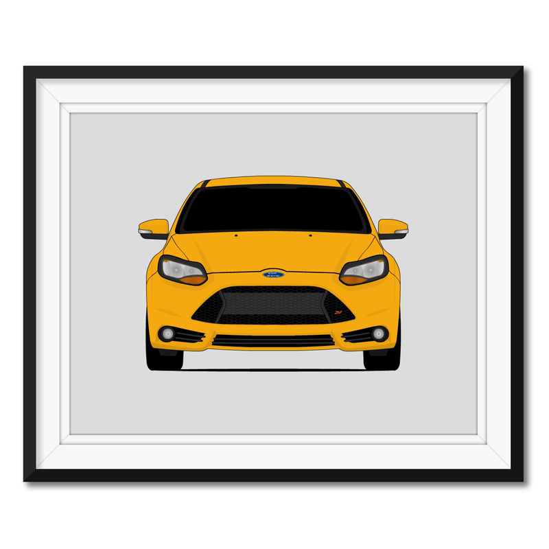 Ford Focus ST (2013-2014) Poster