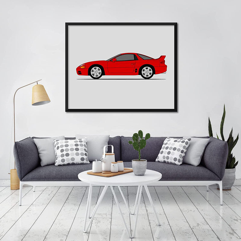 Mitsubishi 3000GT (GTO) (1994-1997) (Side Profile) Poster