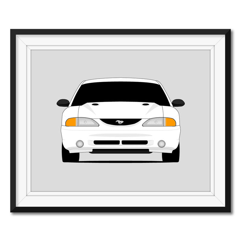 Ford Mustang SVT Cobra (1996-1998) SN95 Poster