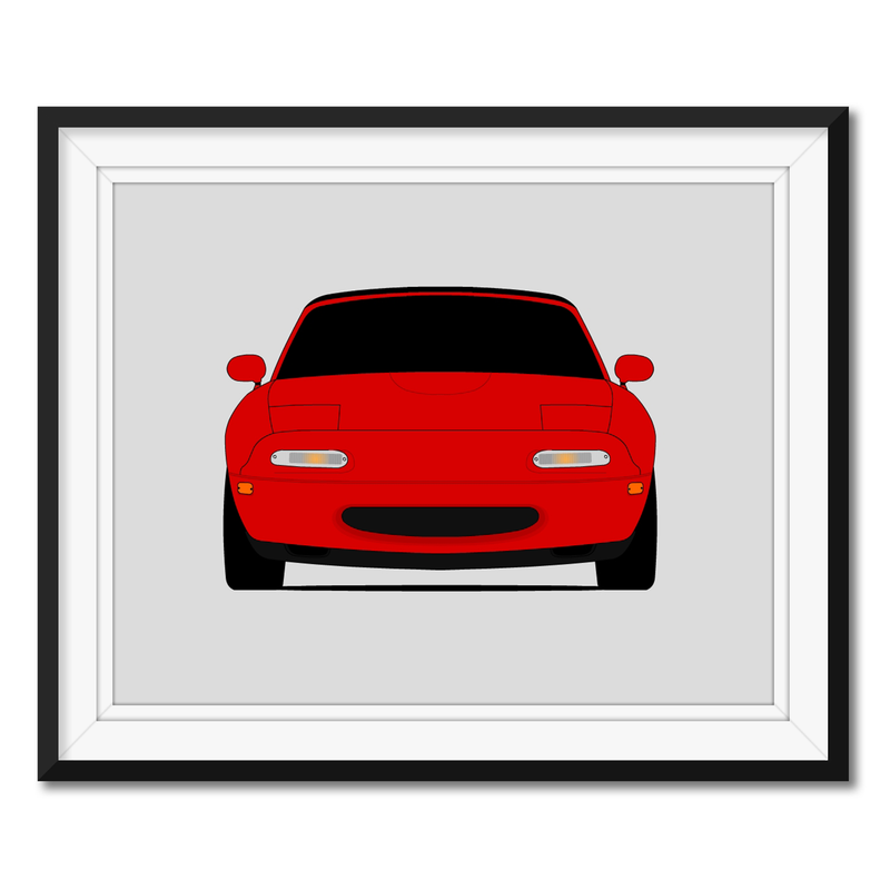 Mazda Miata MX-5 NA (1989-1997) Poster