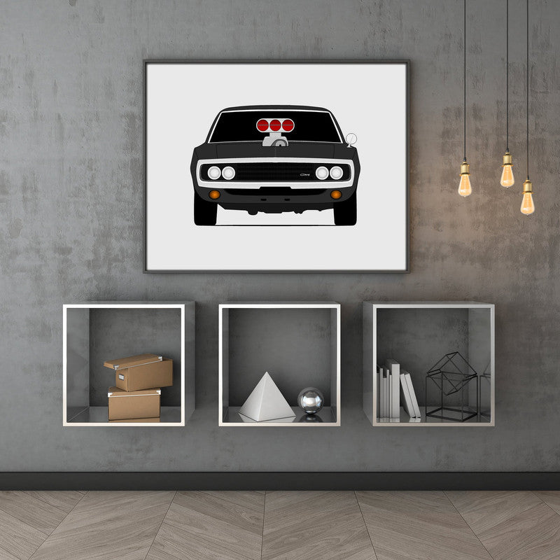 Dodge Charger (1970) from Fast and the Furious Dominic Toretto (Vin Diesel) Gen 2 Poster