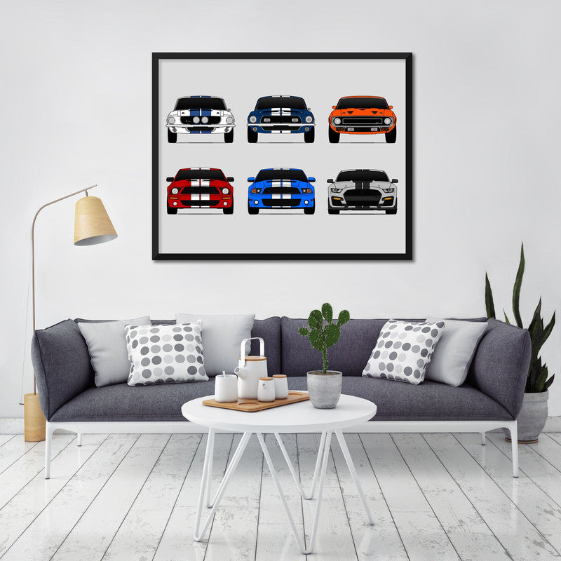 Ford Mustang Shelby GT500 Generations (3x2)