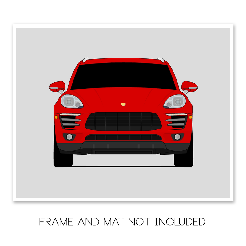 Porsche Macan Turbo S (2014-2018) Poster