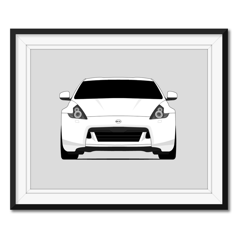Nissan 370Z Fairlady Z Coupe Z34 (2009-2012) Poster