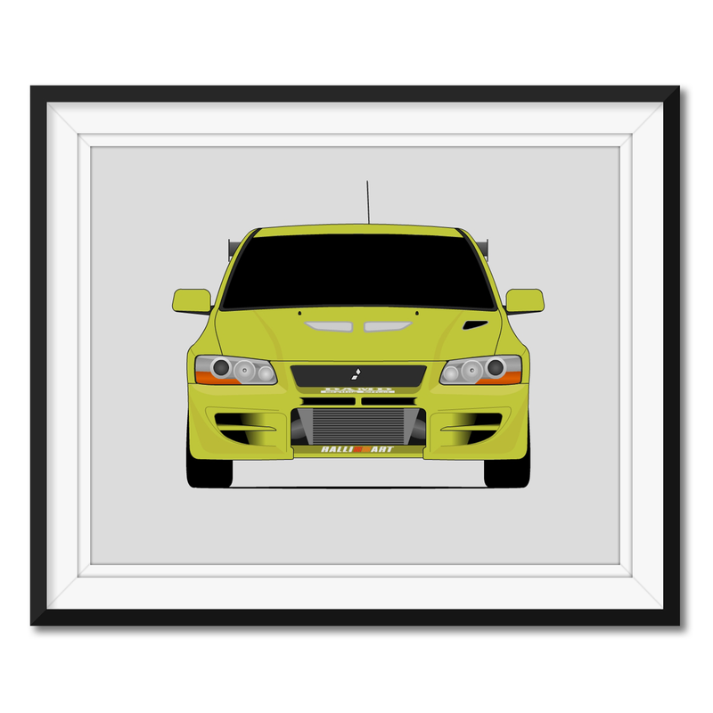 Mitsubishi Lancer Evolution VII CT9A (2001-2003) from the Fast and the Furious Poster
