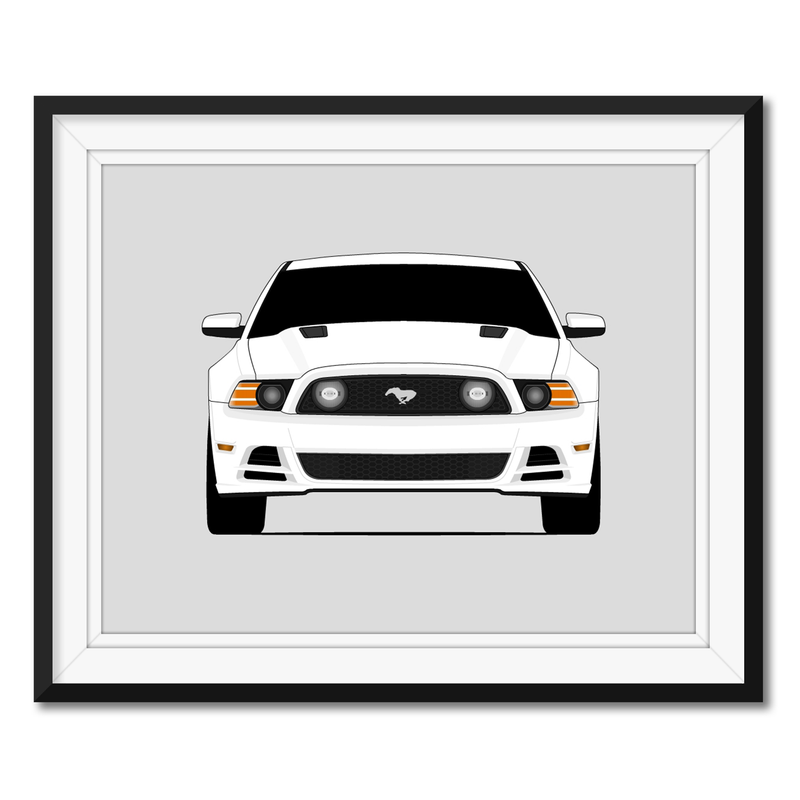 Ford Mustang GT (2013-2014) S197 II Poster