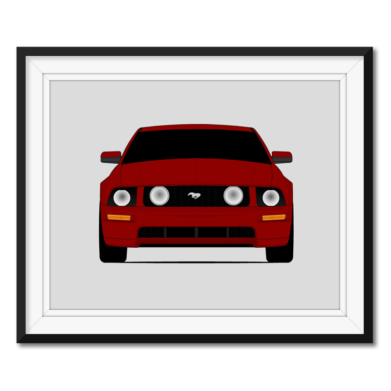 Ford Mustang GT (2005-2009) S197 Poster