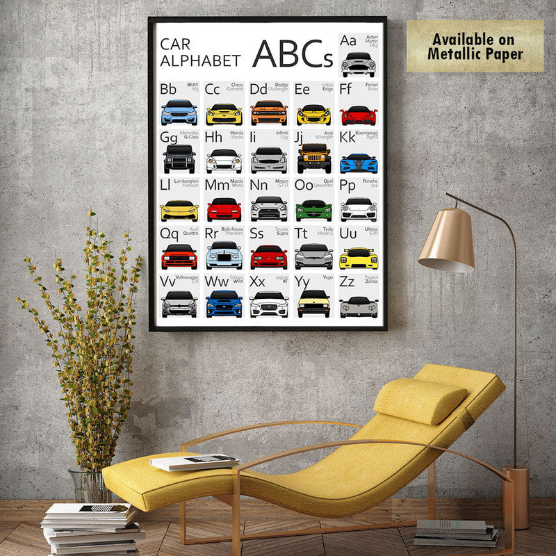 Car Nursery ABC Alphabet